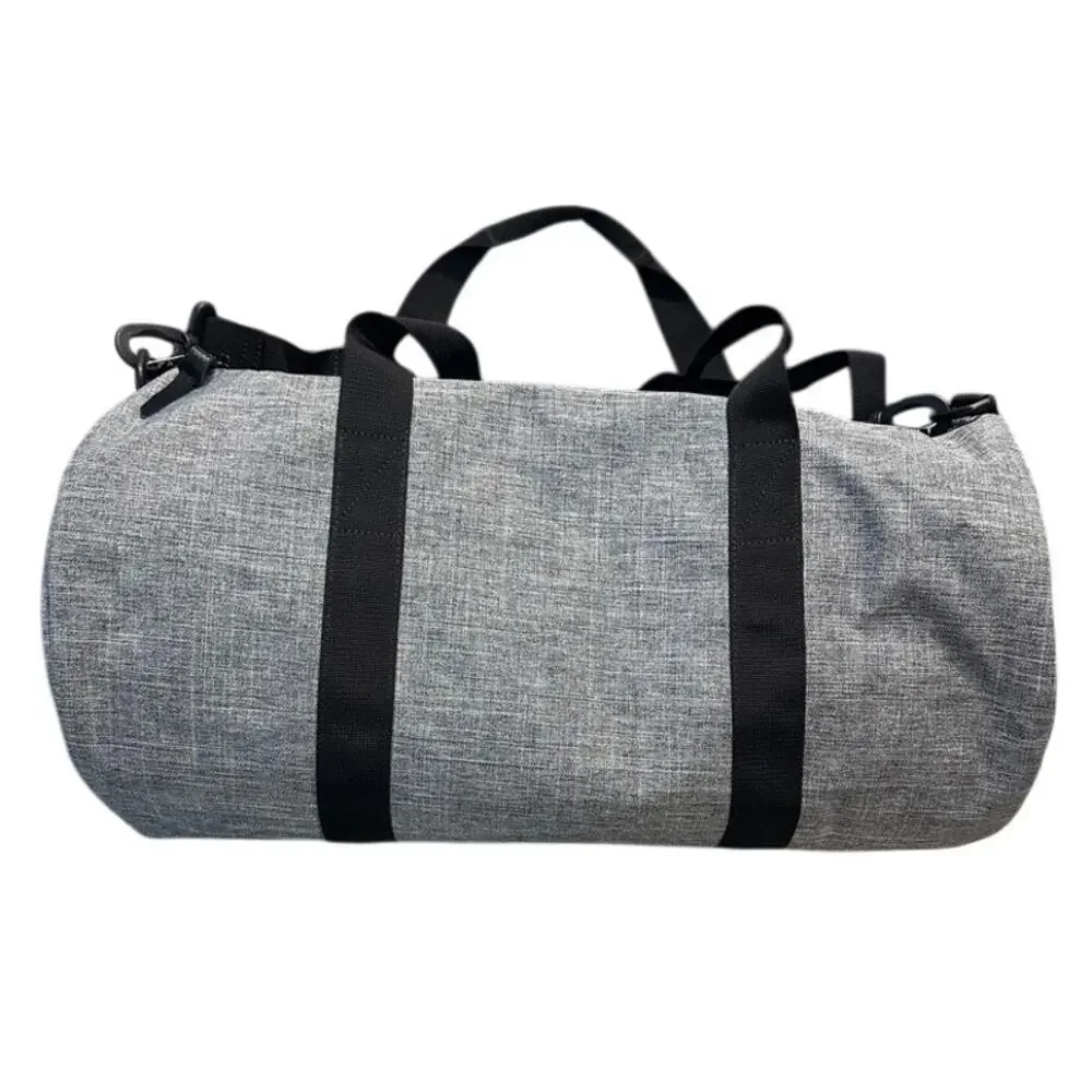 Herschel Supply Co Sutton Mid Volume Raven Crosshatch Duffel Bag NWT Gray 28L